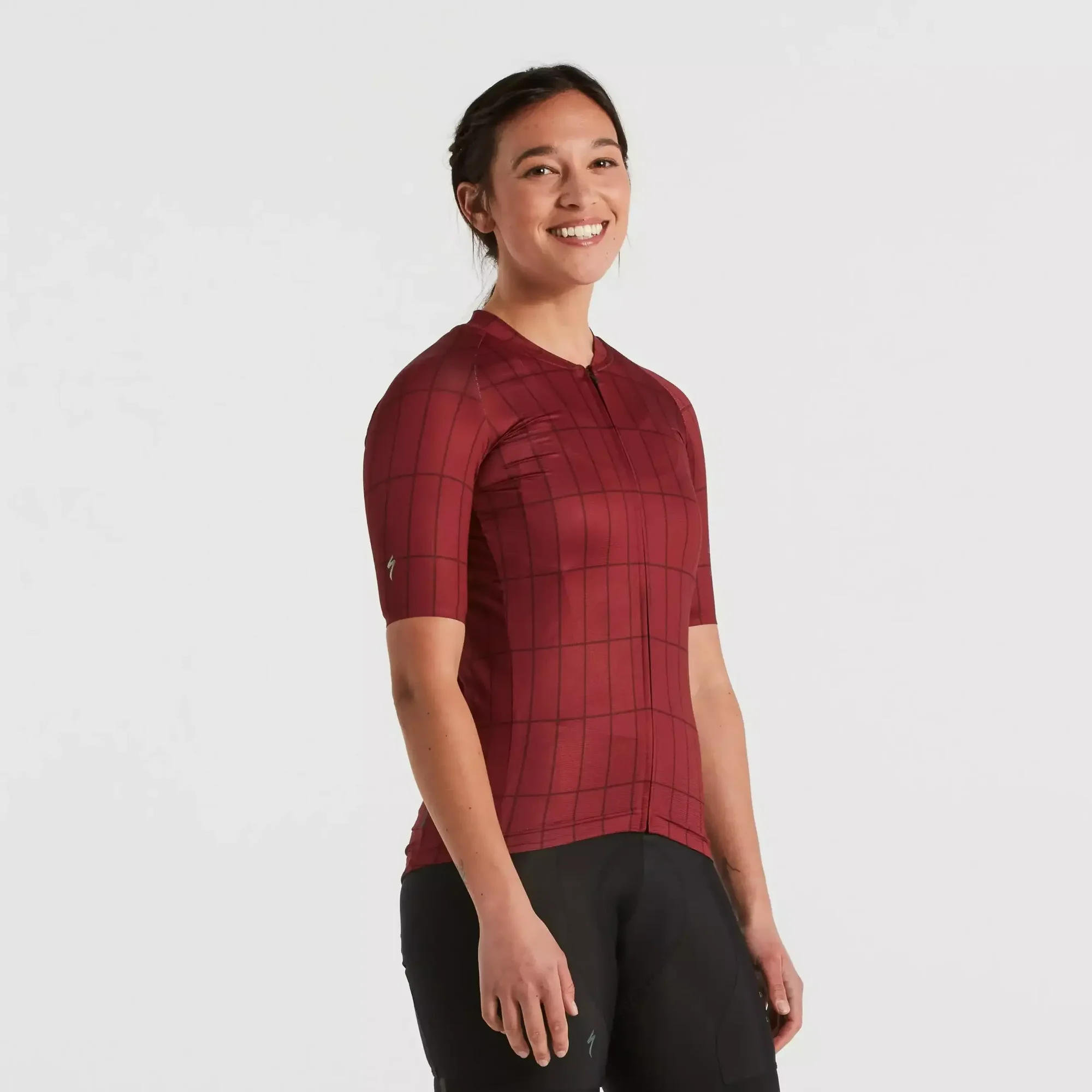 64121-280_APP_SL-AIR-JERSEY-SS-WMN-SPEED-OF-LIGHT-INFRARED-M_FRONT-3-4 women's sl air jersey speed of light