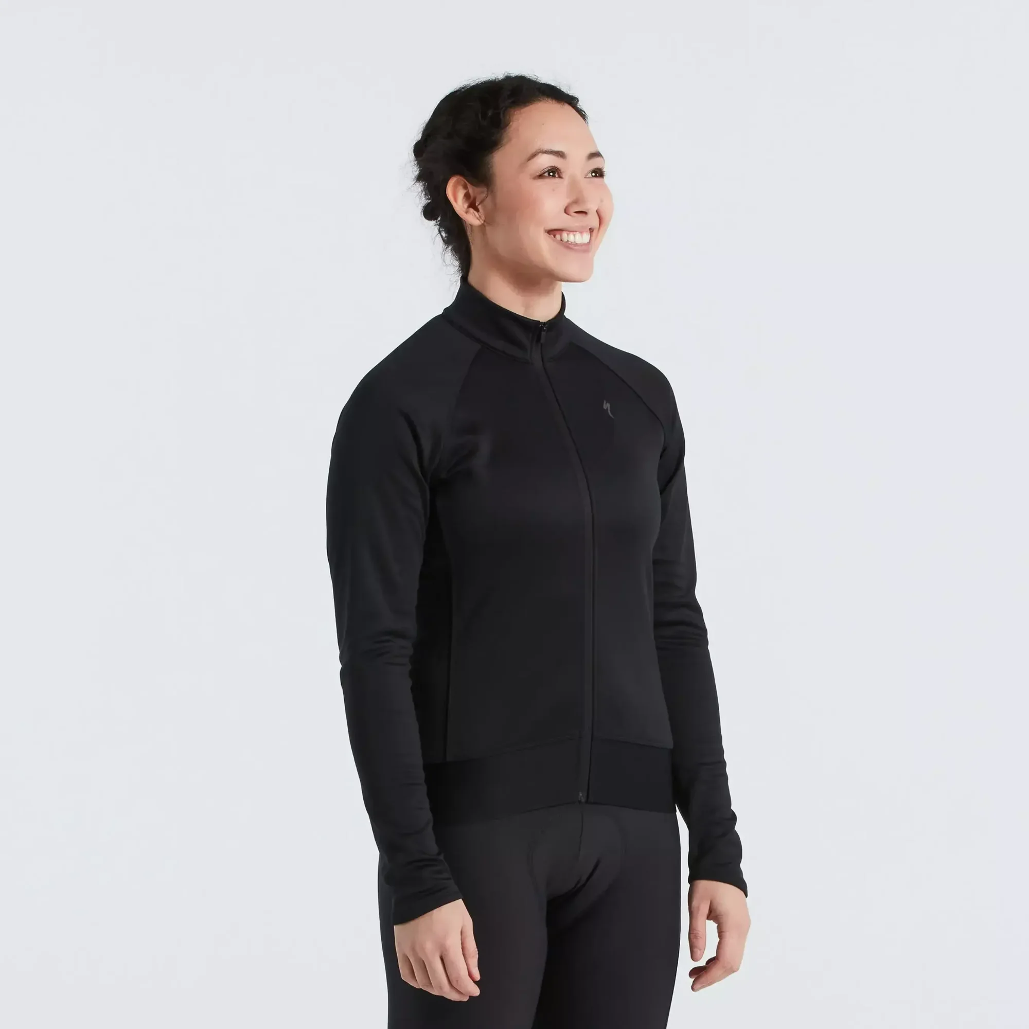 64122-240_APP_RBX-EXPERT-THERMAL-JERSEY-LS-WMN-BLK-M_FRONT-3-4 women's rbx expert long sleeve thermal jersey