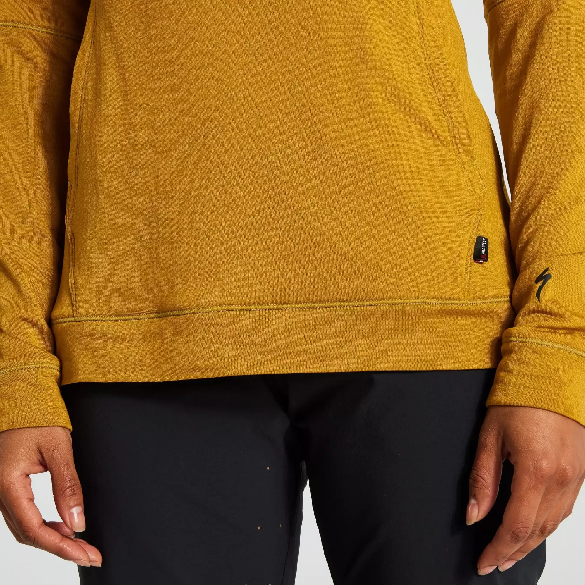 64123-660_APP_TRAIL-POWERGRID-JERSEY-LS-WMN-HRVGLD_DETAIL2 women's trail thermal jersey