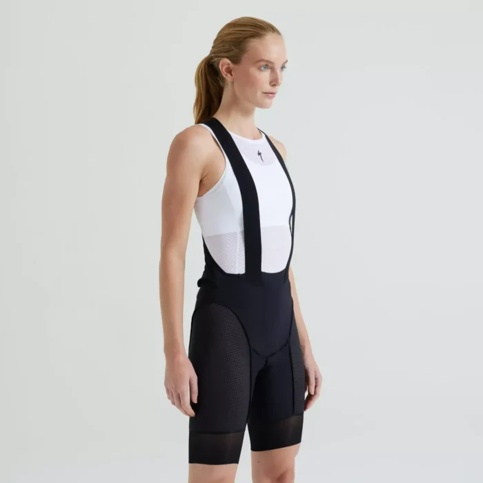 64223 315 app prime swat liner bib short wmn blk front 3 4