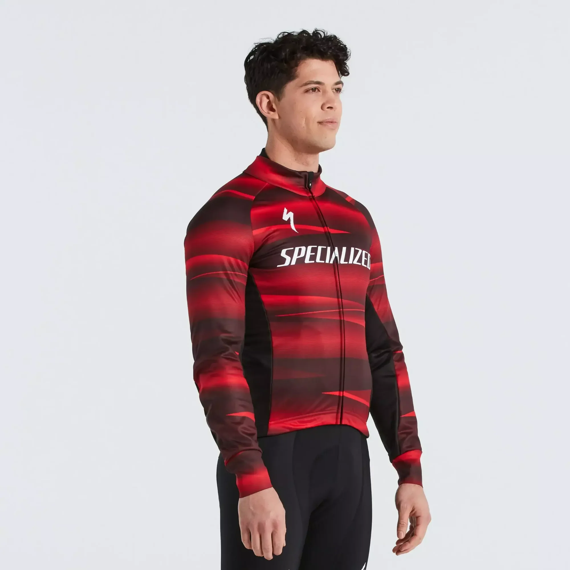 64422-750_APP_TEAM-SL-EXPERT-SOFTSHELL-JACKET-MEN-BLK-RED-M_FRONT-3-4 men's specialized factory racing rbx comp softshell jacket