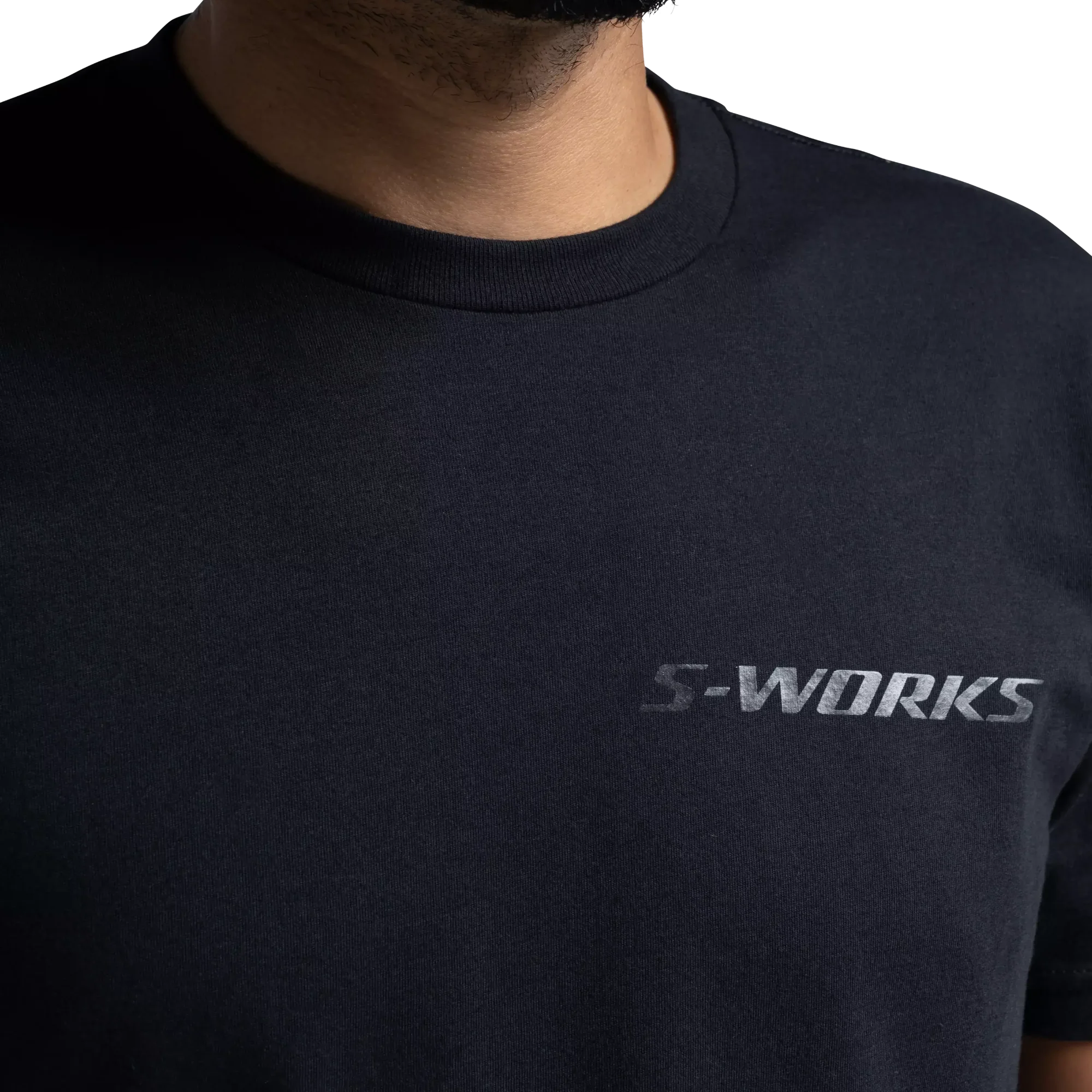 64620-100_APP_S-WORKS-TEE-MEN-BLK-M_DETAIL1 men's s works t shirt