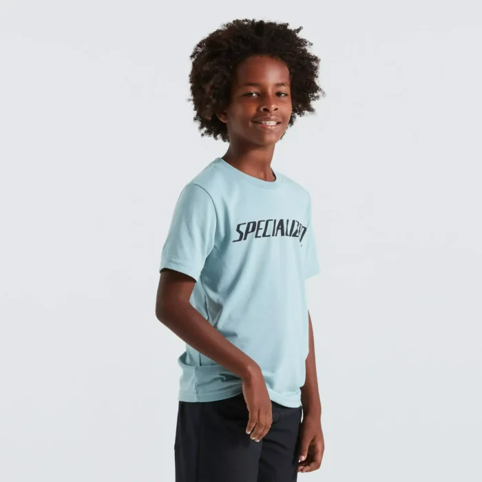 64622 460 app wordmark tee ss yth arctblu m front 3 4