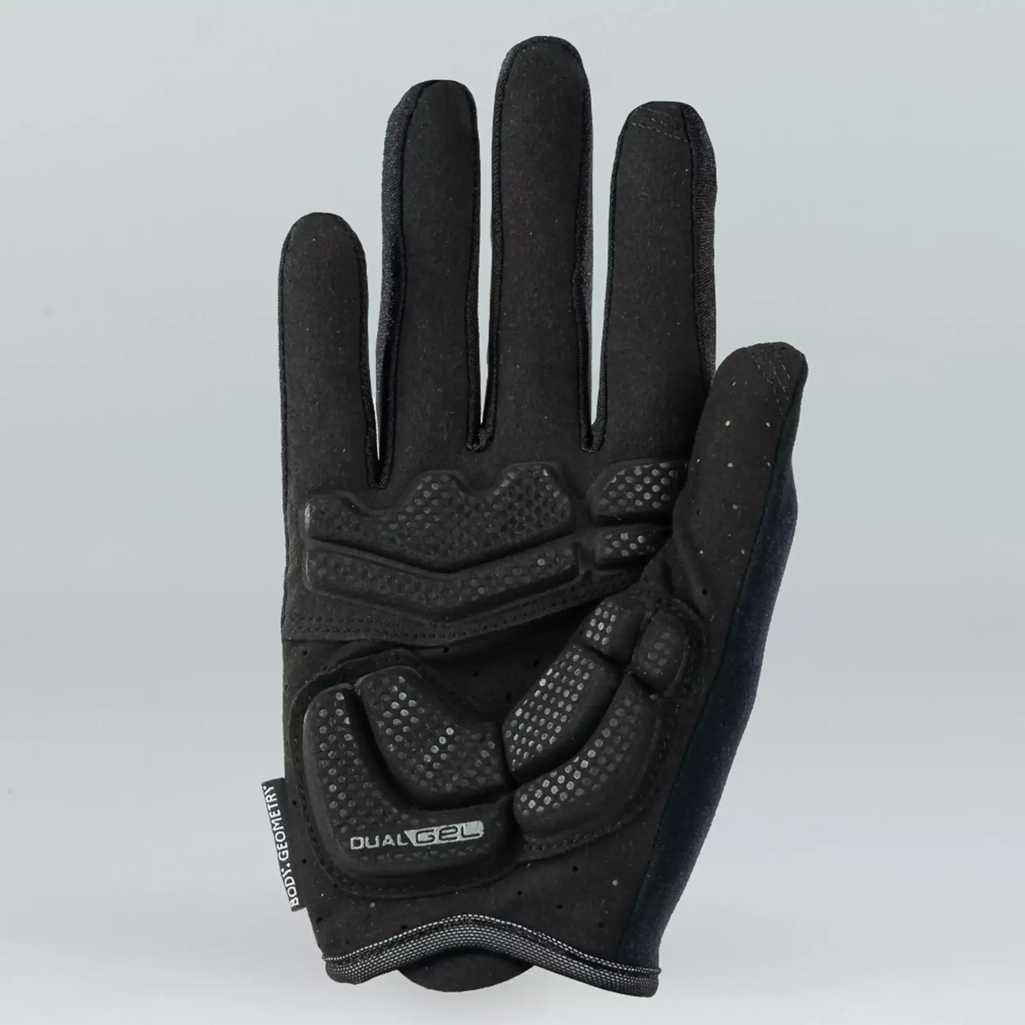 67119-100_GLV_BG-DUAL-GEL-GLOVE-LF-BLK-M_PALM men's body geometry dual gel long finger gloves