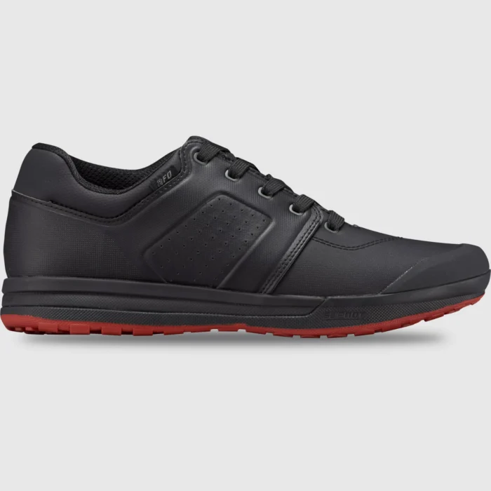 61621 004 shoe 2fo dh clip mtb shoe blk redwd 44 hero