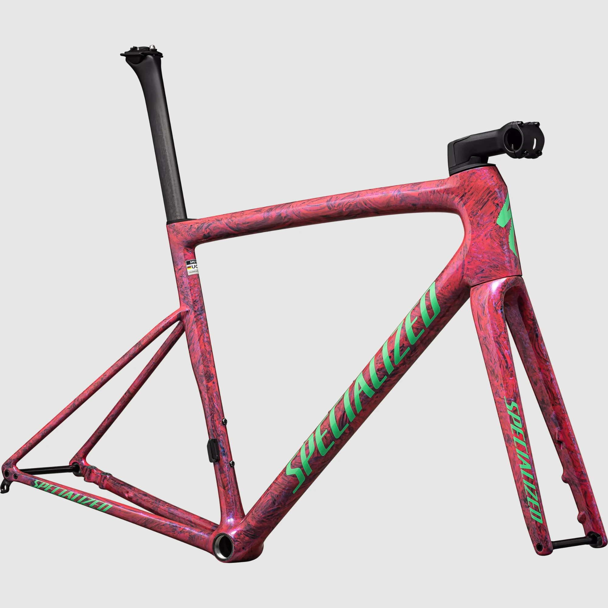 74924-71_TARMAC-SL8-FRMSET-CARB-VIVPNKMET-EGRN_FDSQ tarmac sl8 frameset