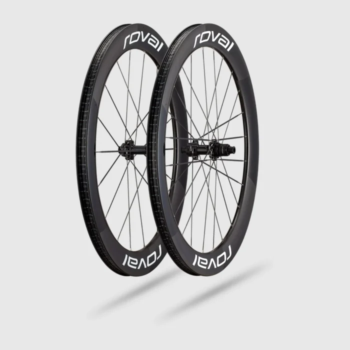 roval rapide sprint clx gloss carbon / gloss white, 700c front